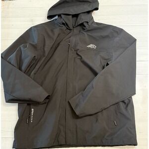 OTU Men's Lightweight Waterproof Hooded Rain Jacket Outdoor Raincoat men's large